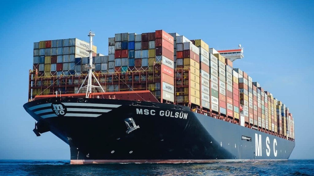 Ultra large container ship ULCV