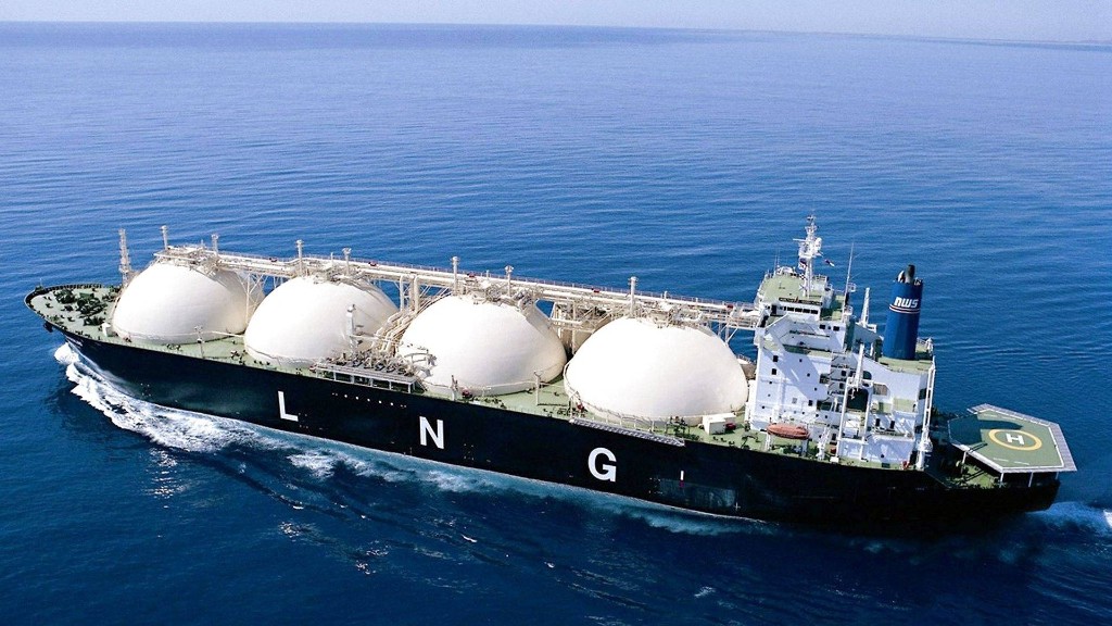 Moss-type LNG carrier